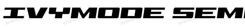 IvyMode semiBoldItal字体转换